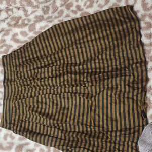 Burberry Silk/Cotton striped skirt size 8